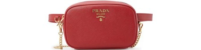 Prada Belt Bag In Fuoco