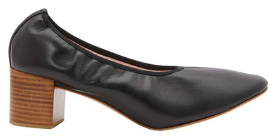 Repetto Lizy Heeled Ballet Flats In Noir