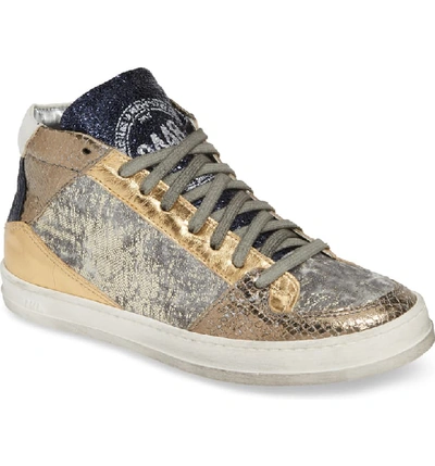 P448 Women's Queens Glitter Mid-top Sneakers In Lurex