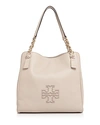 Tory Burch Harper Tote In Bedrock Beige/gold