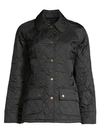 Barbour Core Essentials Beadnell Quilted Jacket In Black