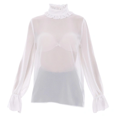 Blugirl Long Sleeved Blouse In White