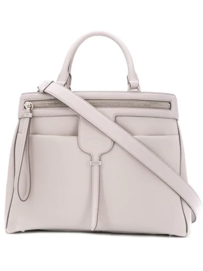 Tod's Classic Tote Bag In Neutrals