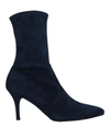 Stuart Weitzman Ankle Boot In Dark Blue