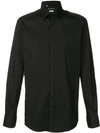Dolce & Gabbana Classic Poplin Shirt In Black