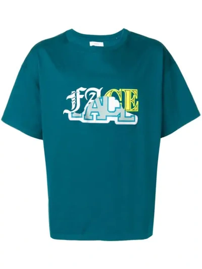 Facetasm Face T-shirt In Green