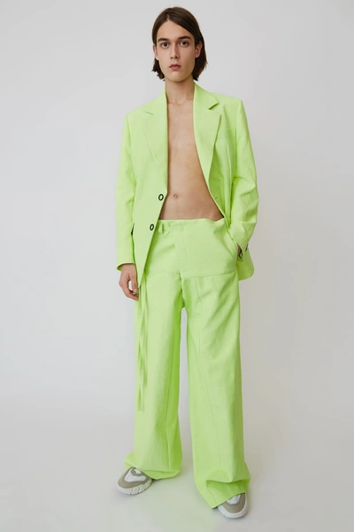 Acne Studios  In Fluo Yellow/off White