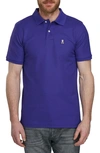 Psycho Bunny Classic Pique Polo In Violet