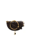Chloé Small Nile Leather Bracelet Crossbody Bag In Black