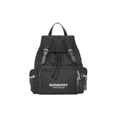 Burberry The Medium Rucksack In Technical Nylon And Leather