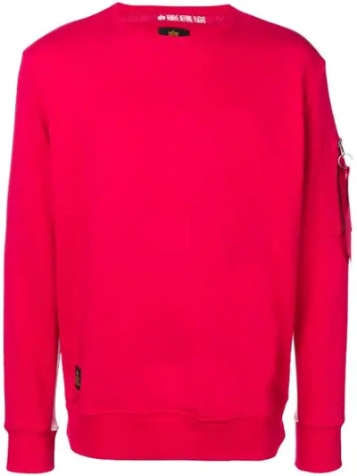 Alpha Industries Remove Before Flight Jumper In Red
