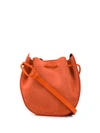 Rebecca Minkoff Crossbody Bucket Bag In Red