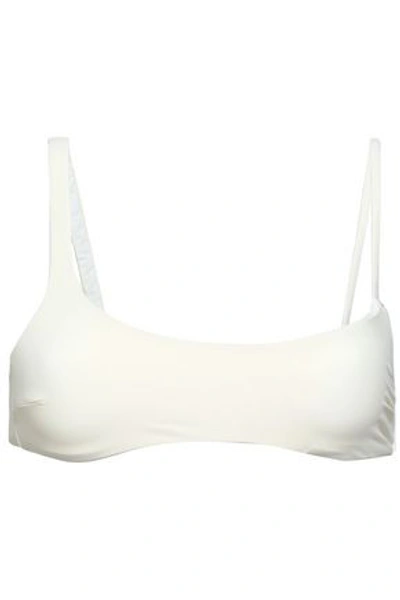 Alix Woman Asymmetric Bikini Top Ivory