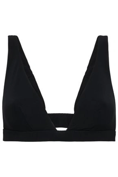 Alix Woman Triangle Bikini Top Black