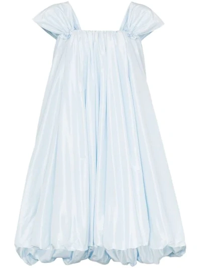 Simone Rocha Bubble Taffeta Mini Dress In Blue