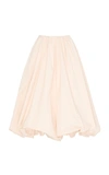 Simone Rocha Bell Taffeta Bubble Skirt In Pink