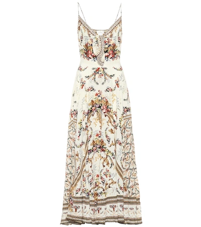 Camilla Embellished Printed Silk Dress In Multicoloured