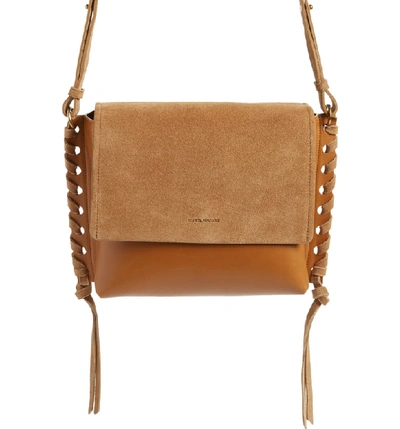 Isabel Marant Asli Leather Shoulder Bag - Brown In Cognac
