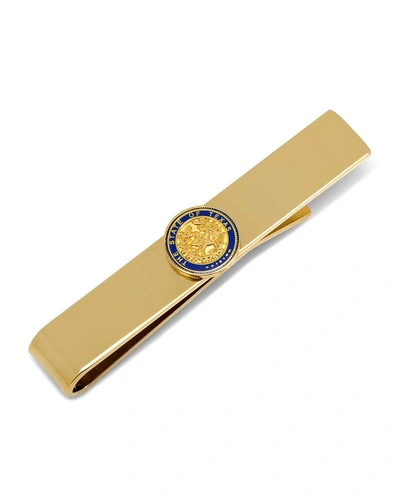 Cufflinks, Inc Seal Of Texas Tie Bar In Gold