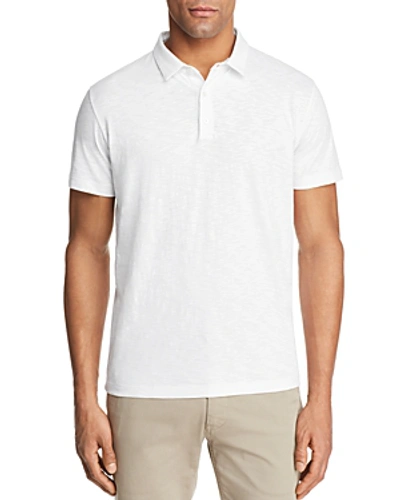 Theory Bron Cosmo Polo Shirt In White