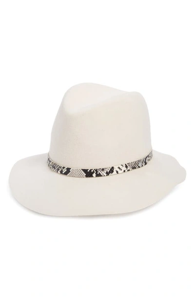 Rag & Bone Floppy Wool Fedora In Cream