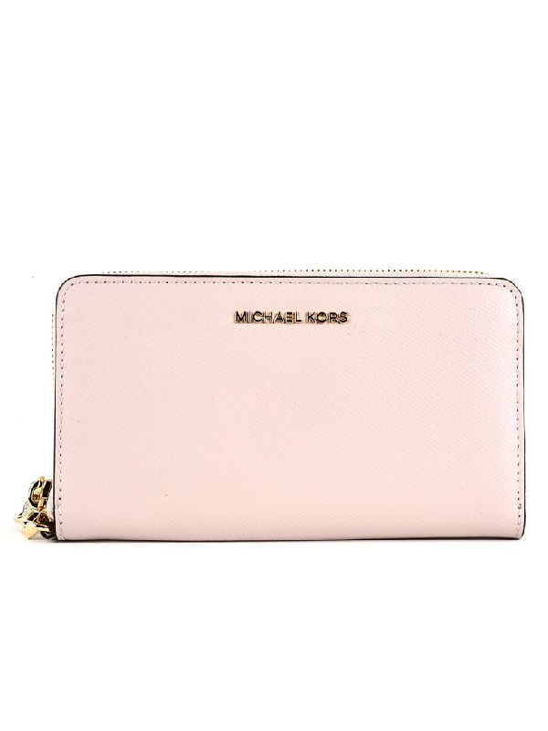 michael kors soft pink wallet