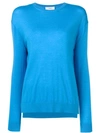 Pringle Of Scotland Knitted Jumper In Blue