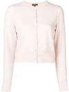 N•peal Cropped Cardigan In Pink