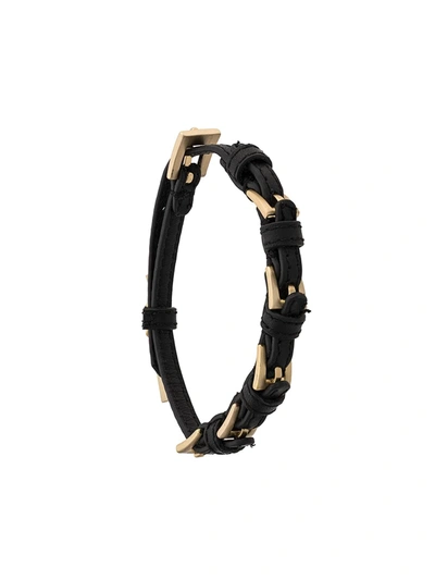 Coup De Coeur Buckle Bracelet In Black