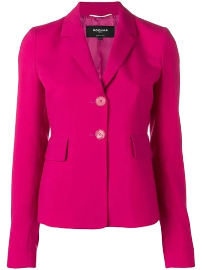 Rochas Fitted Blazer In Pink