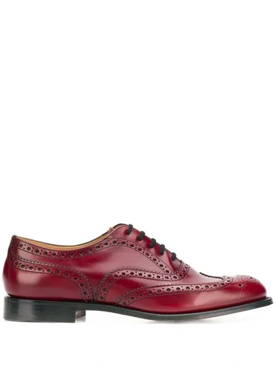 Church's Oxford Shoes In Red