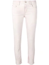 Dondup Cropped Skinny Jeans In Pink