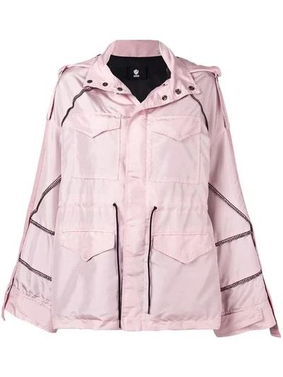 As65 Multi-pocket Jacket In Pink