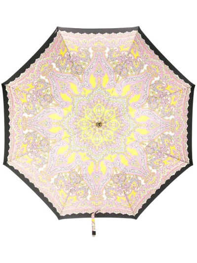 Etro Paisley Print Umbrella In Black