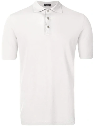 Dell'oglio Slim Polo T-shirt In White