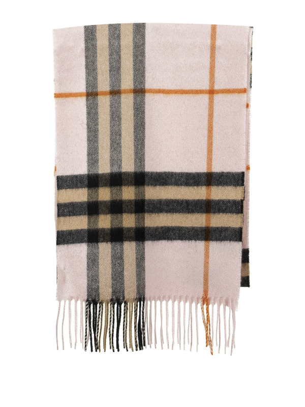 light pink cashmere scarf