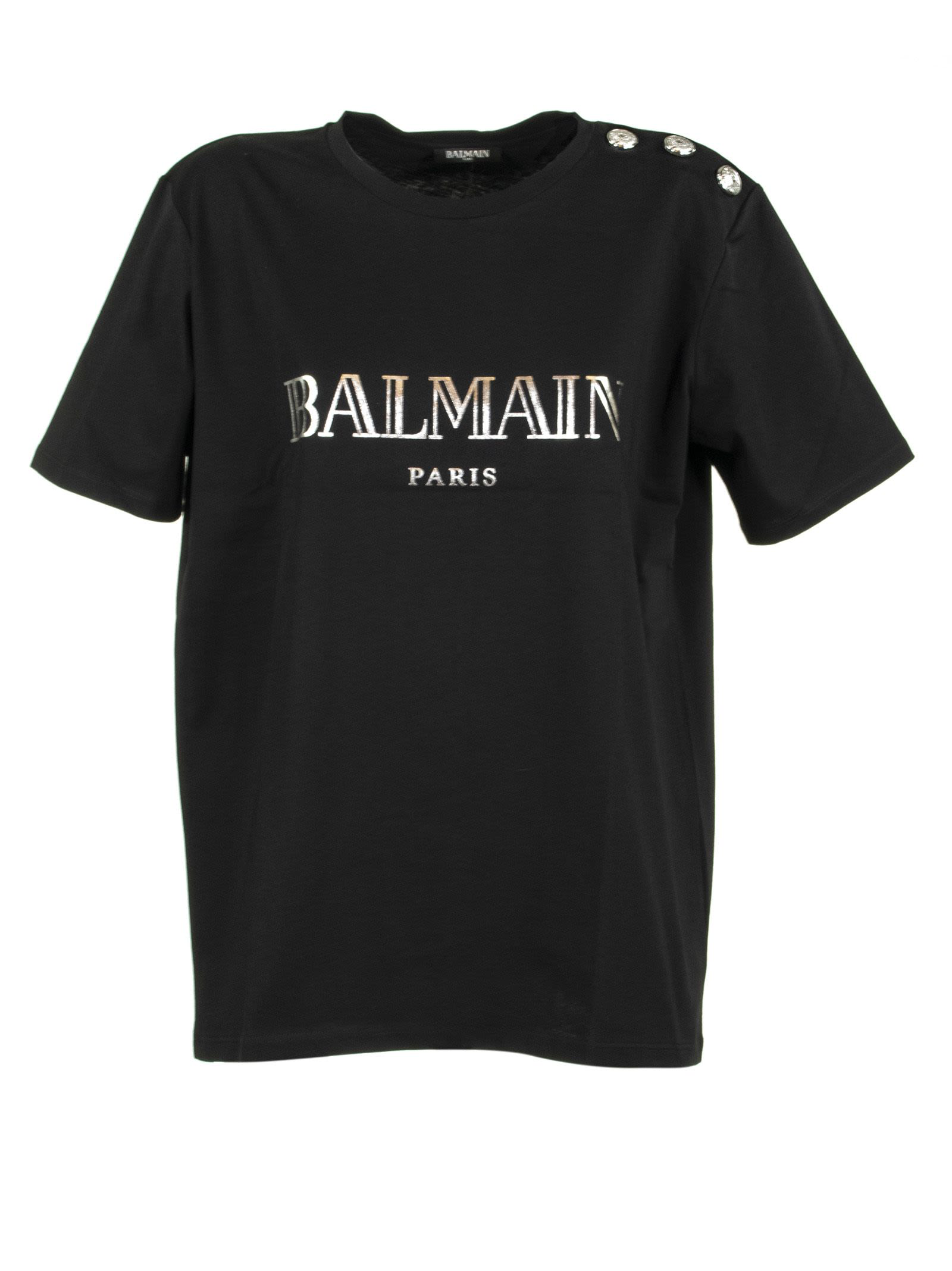 balmain tshirt black