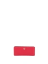 Tory Burch Gold And Red Long Purse
