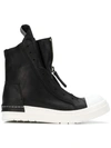 Cinzia Araia High-top-sneakers Mit Reissverschluss In Black