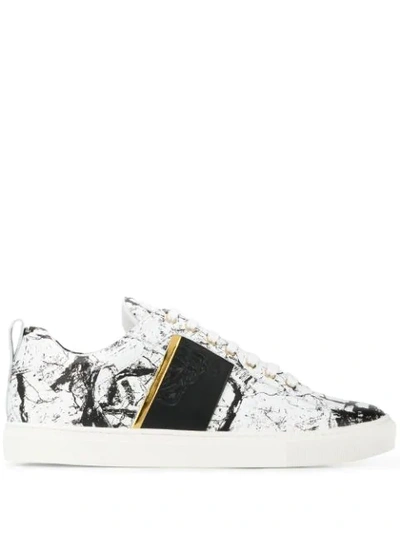 Versace Marble Print Low In H White