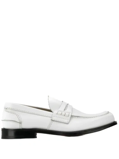 Church's Jagged Tongue Loafers In White