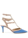 Valentino Garavani Rockstud Pumps In Blue