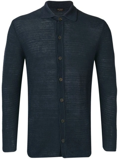 Dell'oglio Slim-fit Cardigan In Black