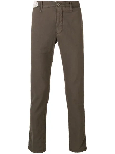 Incotex Slim Fit Chinos In Brown