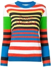 Giada Benincasa Striped Jumper In White