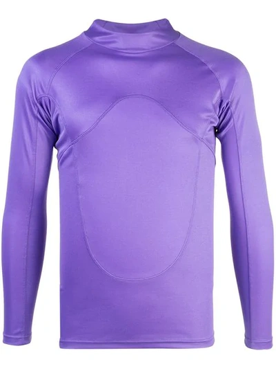 Sankuanz Longsleeved Fitted T-shirt In Purple
