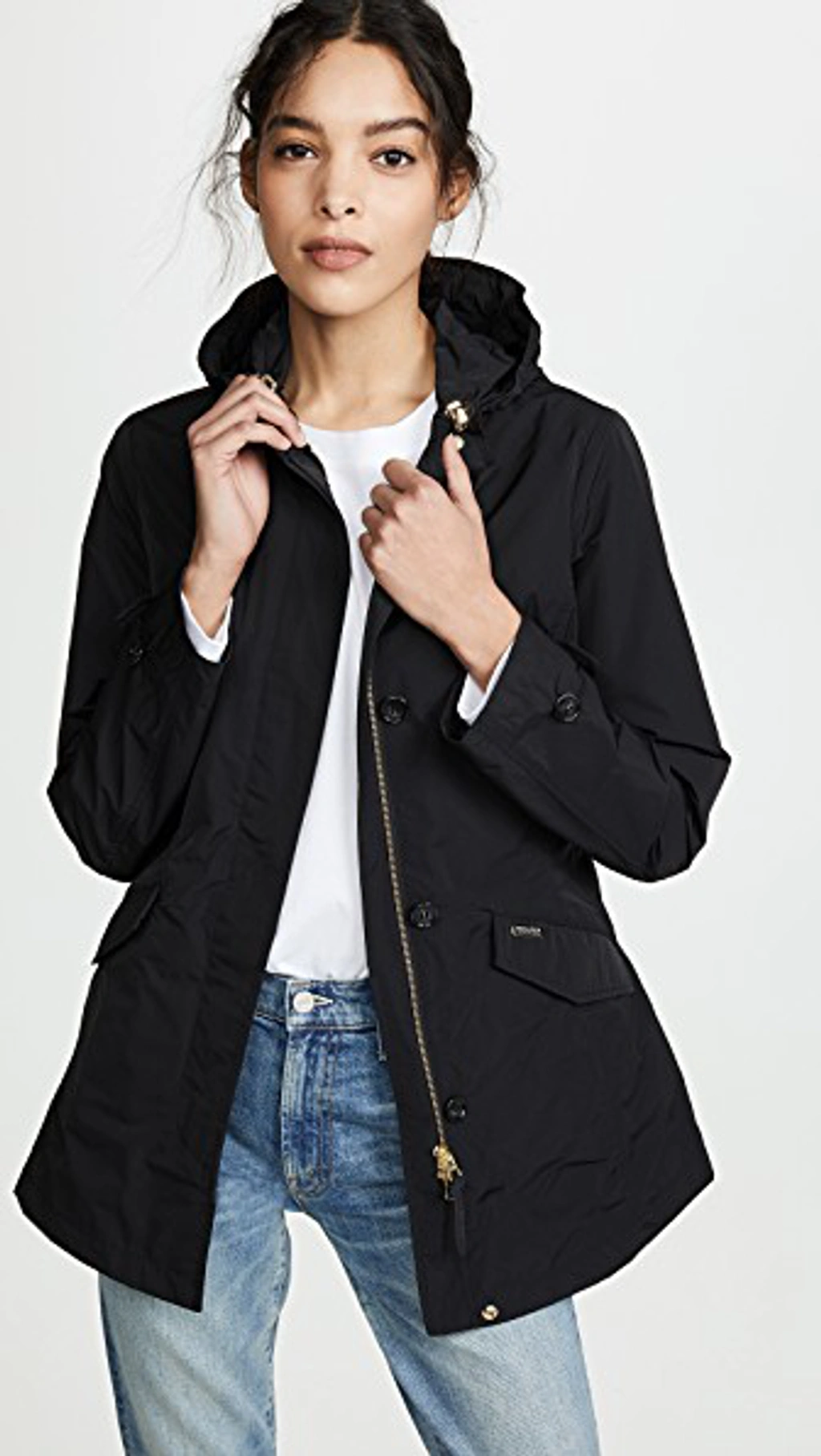パーカー WOOLRICH -  WOOLRICH SUMMER PARKA Woolrich Summer Parka In Black | ModeSens