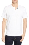 Robert Graham Greco Classic Fit Henley In White