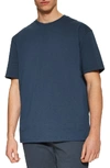 Topman Oversize Fit T-shirt In Blue