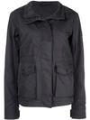 Canada Goose Concealed Zip Jacket In Black